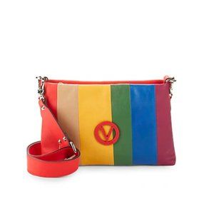 Valentino | Rainbow Leather Crossbody Bag in Multi